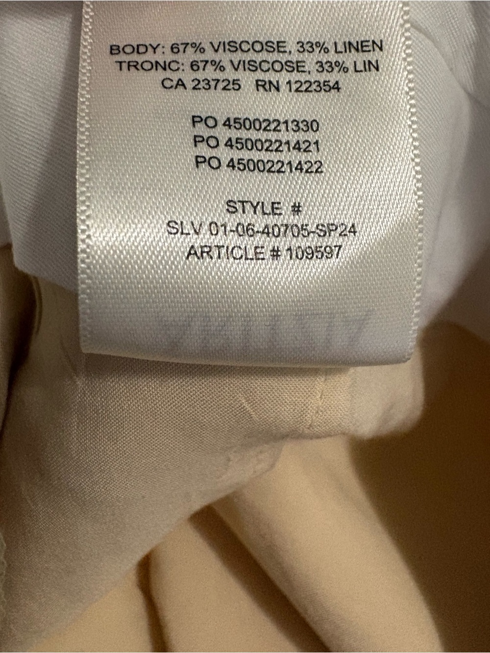 Aritzia Babaton Agency Linen pants cropped - Picture 9 of 10